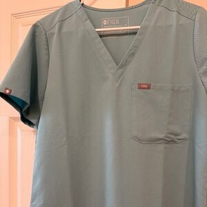 Figs catarina teal top